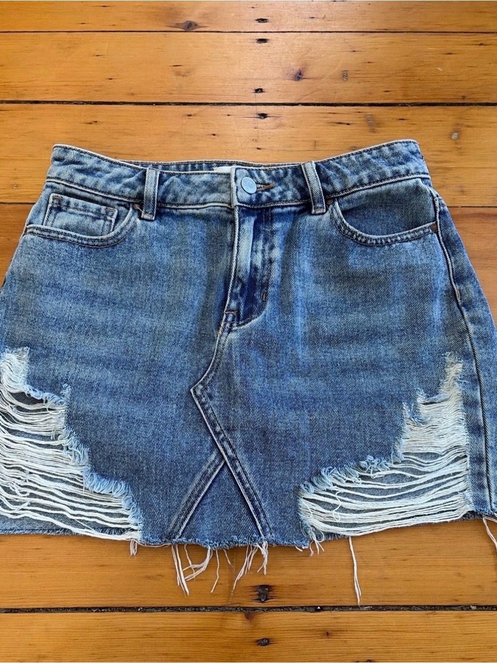 Denim Mini Skirt